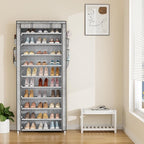VTRIN Vertical Narrow Shoe Rack Organizer Tall Shoe Rack - Image 7
