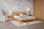 Bme Selina King Size Bed Frame, Handwoven Paper Cord Headboard, US Patent - Image 2