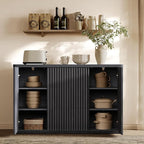 SICOTAS Buffet Cabinet with Storage 109.4" Large Modern Accent Storage Cabinet - Image 7