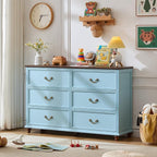 Joaxswe Farmhouse 6 Drawers Dresser - Image 4