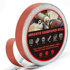 Emery Cloth Roll, 180 Grit Sandpaper Roll, Wet and Dry Emory Cloths by Pukamam