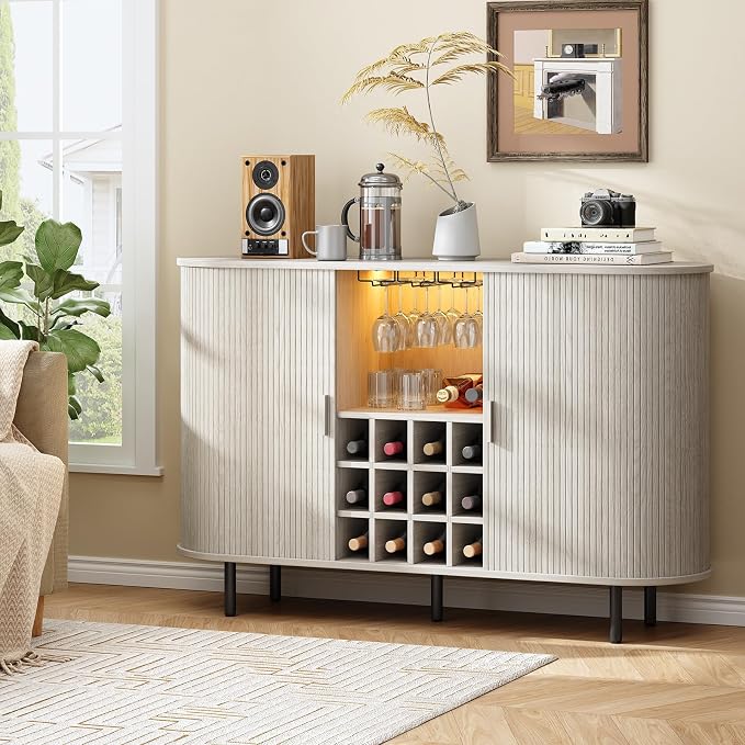 ONBRILL 55" Wine Bar Cabinet - Image 3
