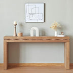 64" Console Table for Living Room, Long Sofa Table Behind Couch by HanStrong