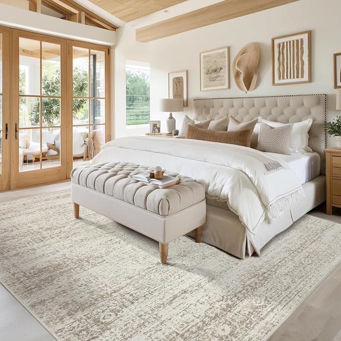 Washable Rugs 5x7 Area Rugs for Living Room, Dining Room Carpet | Ultra Soft - Image 7