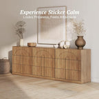 BELLEZE Set of 3 Bookcase with 3 Drawers, Modern Book Shelf with Wide Wooden - Image 3