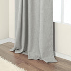 Light Grey Blackout Curtains 84 Inch Length 2 Panels - Image 9