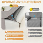 HDCAXKJ 100% Waterproof Reclining Sectional Couch Covers L Shape Recliner Sofa - Image 4