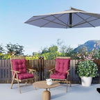 Outdoor Chair Cushion, High Back Soft Seat Pad - Image 2