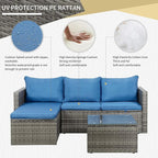 JAMFLY 3-Piece Outdoor Sectional Sofa Set - Image 4