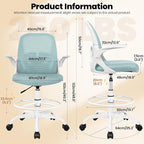 Primy Drafting Chair Tall Office Chair - Image 3