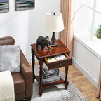 Solid Wood Retangle End Table - Image 8