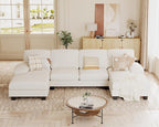 JUMMICO Sectional Couches for Living Room, U Shaped Couch by JUMMICO