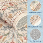 GarveeHome Small Beige Entryway Rug, 2x3 Washable Front Door Rug Indoor - Image 4