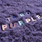 6x9 Large Taro Purple Fluffy Soft Area Rug Non-Slip - Image 8