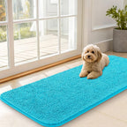 OLANLY Dog Door Mat for Muddy Paws 47x20, Super Absorbent Chenille Mud Mat | by OLANLY