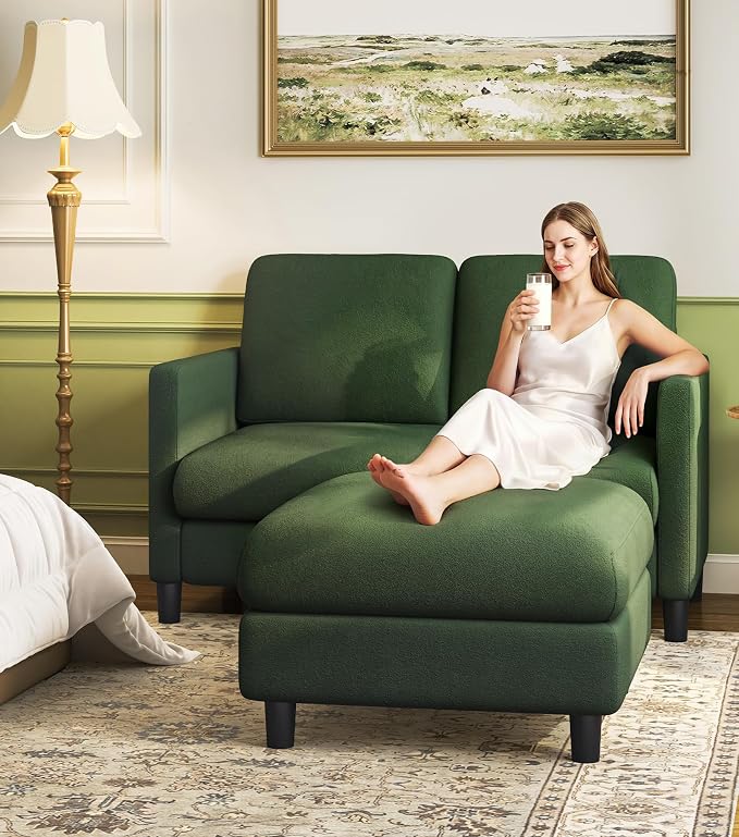 Welzona Loveseat, Comfy Teddy Love Seat - Image 6