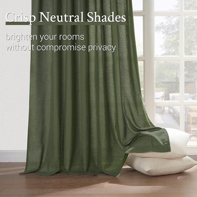 Pinch Pleated 92 Inch Curtains 2 Panels - Image 3