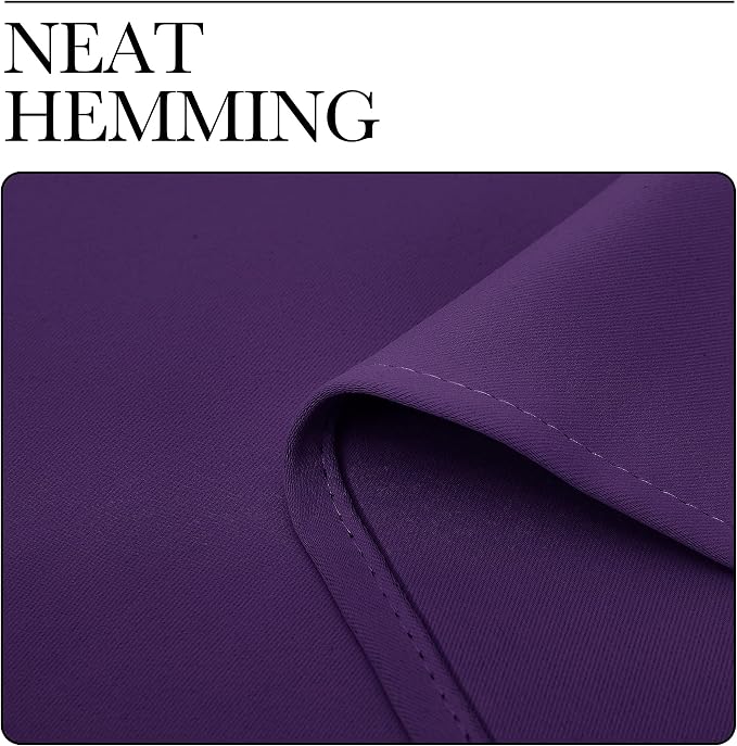 NICETOWN 2 Panels Blackout Curtains, Rod Pocket Thermal Insulated Drapes - Image 5