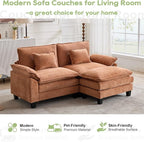 Oprisen 86" Modular Sectional Sofa, Comfy Cloud Couch Sectional Sofa - Image 6