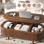 Easyego Oval Lift Top Coffee Table - Image 4