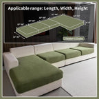OHSIO Sectional Couch Covers, Wear Resistant Stretch Sofa Covers Washable Soft - Image 2
