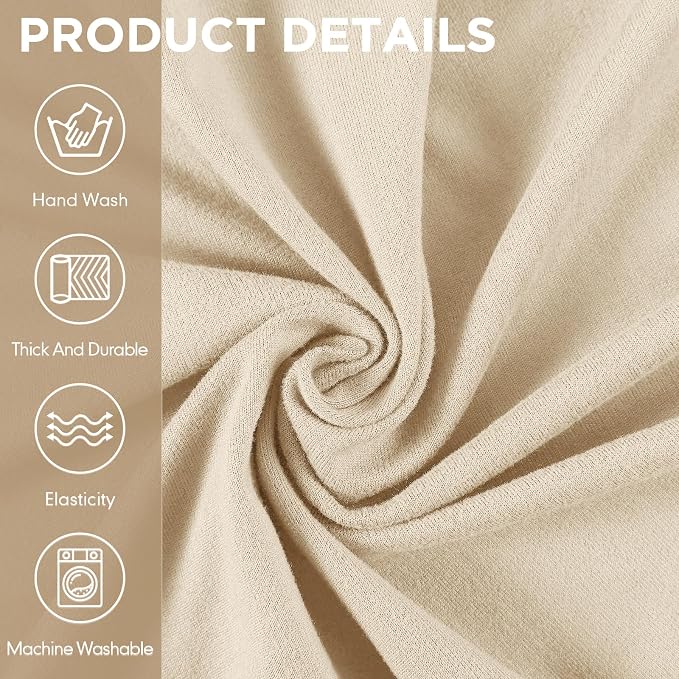 Peryiter 3 Pcs Couch and Loveseat Covers Set Sofa Cover - Image 5