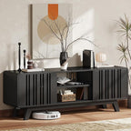 ONBRILL 63-Inch TV Stand for TVs up to 75 Inch, Mid-Century Modern Television - Image 7