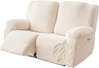 Genina Recliner Loveseat Cover Stretch Couch Covers Sofa slipcover by Genina