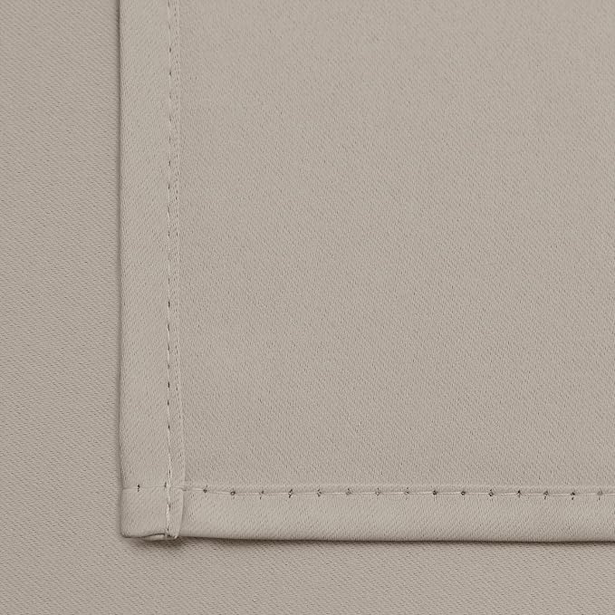 Yakamok Room Darkening Curtains 42x72 inch Length Natural-Living Room | 2 panels - Image 6
