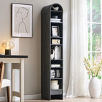 IFGET 67" Tall Arched Bookshelf, 8 Tiers Arch Bookcase by IFGETEnrichYourLivingSpace