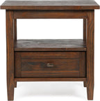 SIMPLIHOME Warm Shaker Solid Wood 20 inch Wide Transitional-Style End Tables in - Image 3