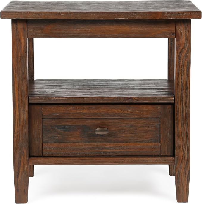 SIMPLIHOME Warm Shaker Solid Wood 20 inch Wide Transitional-Style End Tables in - Image 3