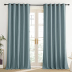 NICETOWN 100% Absolutely Blackout Linen Curtains by NICETOWN