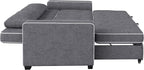 Serta Ainsley 72.6" Convertible Sleeper Sofa, Queen Size, Dreamcoil Comfort - Image 13