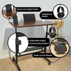 Model 2026 Adjustable Height Rolling Desk - Image 6