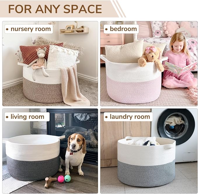 INDRESSME XXXLarge Blanket Basket - Image 9