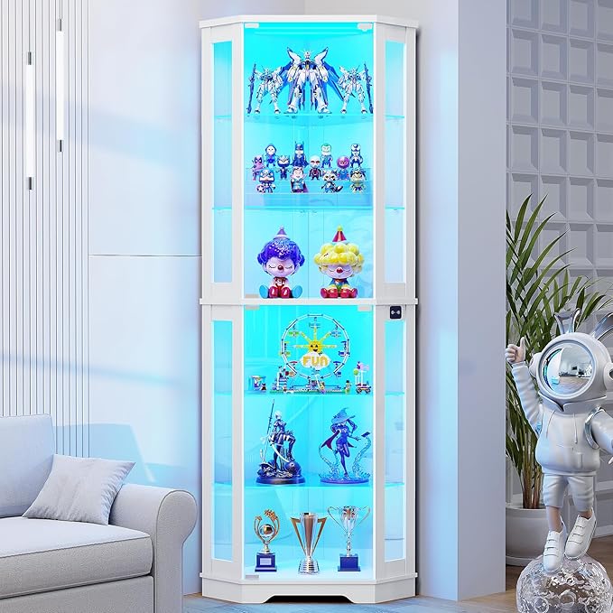 BROTTAR 71" Corner Display Cabinet by BROTTAR