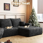 108" Sectional Couches for Living Room Cloud Couch Sofa - Image 4