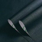 Dark Green Wallpaper Peel and Stick Textured Blackish Green Grasscloth Contact - Image 3