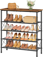 Tajsoon 5 Tier Shoe Rack Organizer by Tajsoon