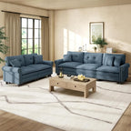 HERA'S HOUSE 2 Pieces Modular Sectional Sofa Sets, Oversized Couch Set by HERASHOUSE