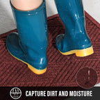 Sturdy Front Door Mat, Absorbent Muddy Dirt Resist Welcome Door Mats Outdoor - Image 3