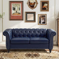 LEVNARY Chesterfield Loveseat, 2 Seater Tufted Couch by LEVNARY