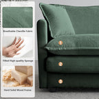 mikibama Modular Sectional Sofa, 146.5 Inch L Shaped Couch Set - Image 4