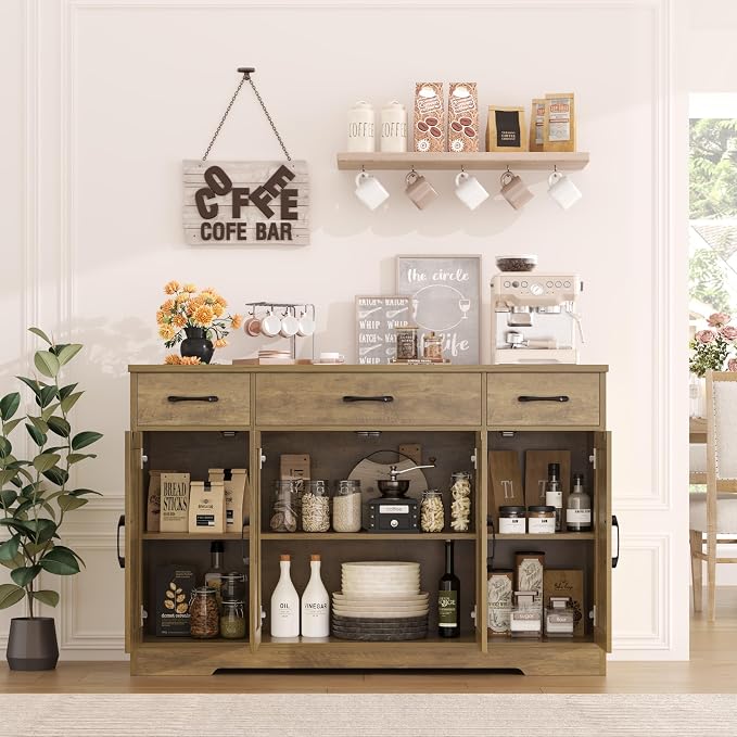 HOSTACK Buffet Sideboard Cabinet - Image 8