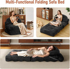 Folding Sofa Bed, Convertible Sleeper Chair - Image 3