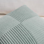 Fancy Homi 2 Packs Grey Blue Lumbar Decorative Throw Pillow Covers 20x28 Inch - Image 4