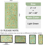 DUKINO 2x4 Rug for Entryway, Animal Washable Rug for Kitchen, Light Green | Non - Image 2