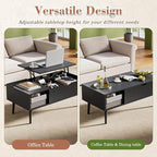 OLIXIS Wood Lift Top Coffee Table - Image 5