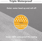 Favoyard Patio Chair Cushions 22 x 22 x 3 Inch Waterproof Outdoor Seat Cushions - Image 4